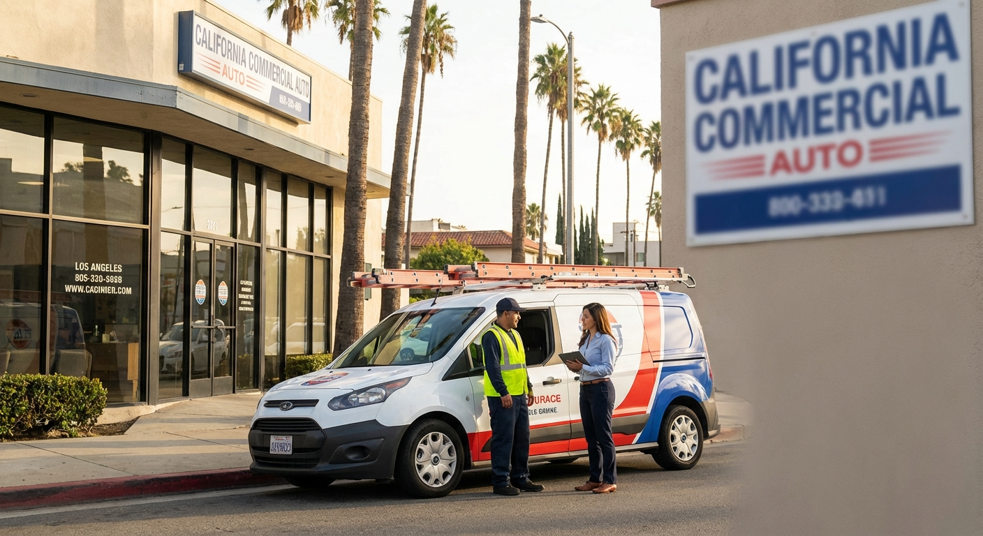 auto insurance california commercial use - California insurance guide